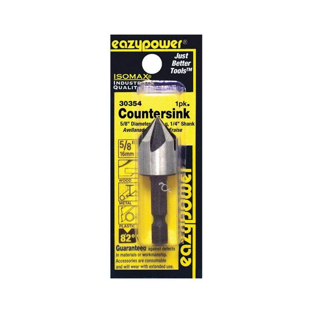 Eazypower Isomax 5/8 Tool Steel Countersink Bit 1 pc. Eazypower Isomax 5/8 Tool Steel Countersink Bit 1 pc.